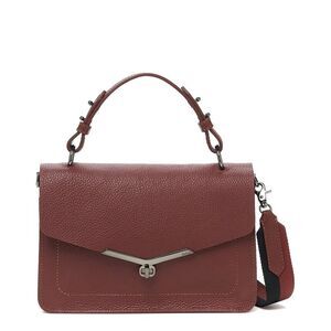Botkier Valentina Flap Satchel, Red